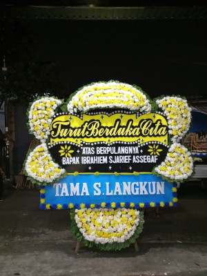 Papan Bunga Duka di Semangga